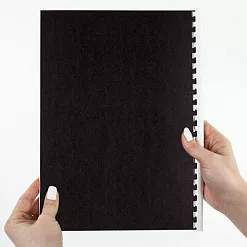 Картон А4 с тиснением лен "Черный" (Brauberg) Картон А4 с тиснением лен "Черный" (Brauberg)