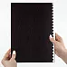 Картон А4 с тиснением лен "Черный" (Brauberg) Картон А4 с тиснением лен "Черный" (Brauberg)