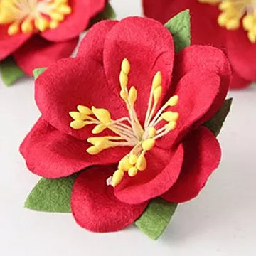 Цветок сакуры "Красный" (Craft)