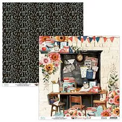 Бумага 30х30 см "School Days 03" (Mintay) Бумага 30х30 см "School Days 03" (Mintay)