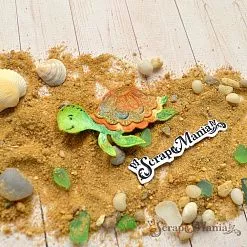 Нож "Море. Черепашка", 3х5,5 см (ScrapMania) Нож "Море. Черепашка", 3х5,5 см (ScrapMania)