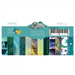 Набор бумаги 20х20 см "Reach for the stars", 12 листов (DreamLight Studio)