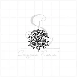 Штамп "Дзен 1", 2,5х2,8 см (Студия "Елена")