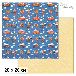 20х20 Бумага "Морячок. Дизайн 1" (ScrapMania, 210 284) 20х20 Бумага "Морячок. Дизайн 1" (ScrapMania, 210 284)
