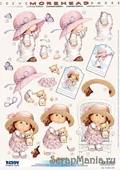 Аппликация бумажная вырубная "Лето", А4