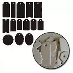 Набор украшений из чипборда "Тэги" (Maya Road)