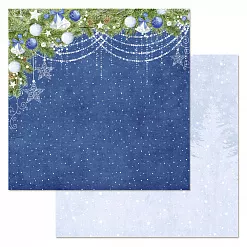 Бумага "Волшебный снегопад. Снежная ночь" (ScrapMania)
