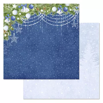 Бумага "Волшебный снегопад. Снежная ночь" (ScrapMania)