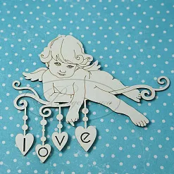 Чипборд "Ангелочек на веточке 4А" (Рукоделушка) Чипборд "Ангелочек на веточке 4А" (Рукоделушка)