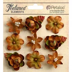 Набор объемных цветов "Корица" (Petaloo)
