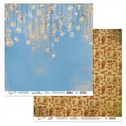 Набор бумаги 15х15 см "Щелкунчик", 12 листов (Mr.Painter)