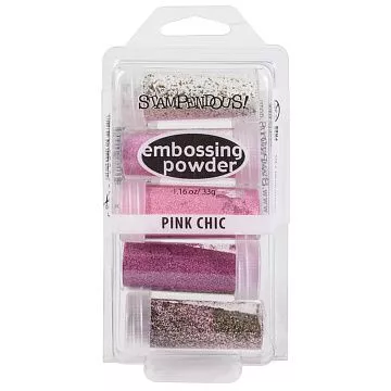 Набор пудры для эмбоссинга "Pink chic", 5 цветов (Stampendous)