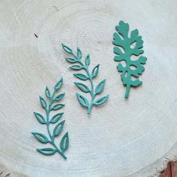 Набор вырубок "Зеленые веточки"