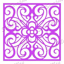 Нож для вырубки "Квадратный орнамент" (Scrapman) Нож для вырубки "Квадратный орнамент" (Scrapman)