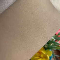 Отрез экокожи 30х69 см "Нубук мягкий. Бежевый" (Pty Китай)