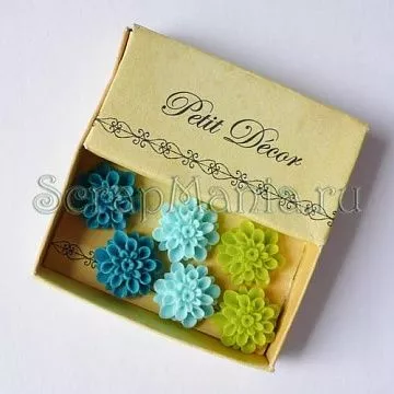 Набор украшений "Маргаритки", голубые (Kodomo no kao)