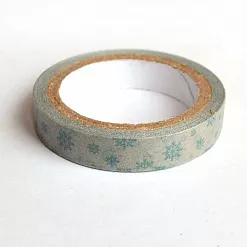 Скотч бумажный "Снежинки" (Marianne design)
