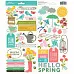 Набор наклеек 33х14 см "Весна!" (Pebbles) Набор наклеек 33х14 см "Весна!" (Pebbles)