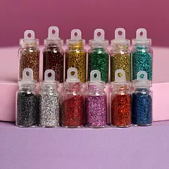 Набор глиттера "Радужные дни", 12 шт Набор глиттера "Радужные дни", 12 шт