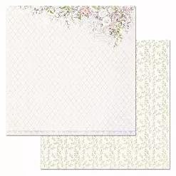 Набор бумаги 20х20 см "Цветочная вуаль", 12 листов (ScrapMania)