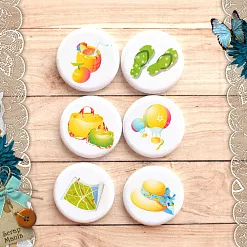 Набор фишек "Яркое путешествие" (ScrapMania)