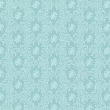 Отрез ткани 50х70 см "Винтажный орнамент, цвет светло-голубой" (Tilda)