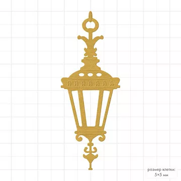 Нож "Фонарь", 2,5х6 см (Mr.Painter)