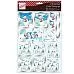 Аппликация бумажная вырубная А4 "Снеговик и друзья" (DoCrafts)