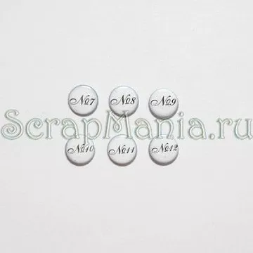 Набор мини-фишек "Номер семь"