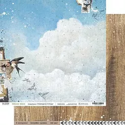 Бумага 30х30 см "Пробуждение природы. Небесные жители" (PaperHome)