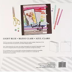 Набор текстурированного кардстока 30х30 см "Light blue", 6 листов (Core'dinations)