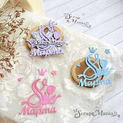 Нож "8 Марта. Корона", 5,2х5,6 см (ScrapMania) Нож "8 Марта. Корона", 5,2х5,6 см (ScrapMania)
