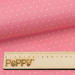 Отрез ткани 50х55 см "Бабушкин сундучок. Горох", розовый (Peppy)
