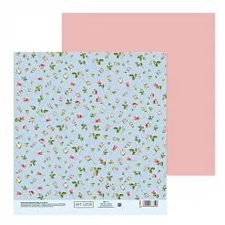 Бумага 20х20 см "Цветочная скатерть" (АртУзор)