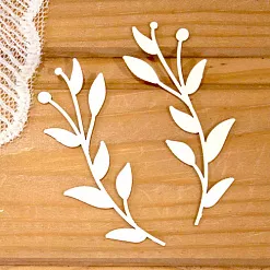 Набор украшений из чипборда "Веточки 5" (Просто небо)