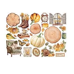 Набор вырубок из плотного картона "Golden Harmony", 30 шт (Stamperia)