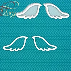 Набор украшений из чипборда "Шейкер. Крылья маленькие" (CraftStory) Набор украшений из чипборда "Шейкер. Крылья маленькие" (CraftStory)