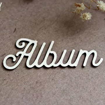 Украшение из чипборда "Album" (Fantasy)