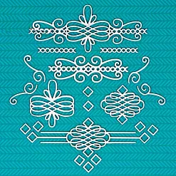 Набор украшений из чипборда "Вензеля 2" (CraftStory) Набор украшений из чипборда "Вензеля 2" (CraftStory)
