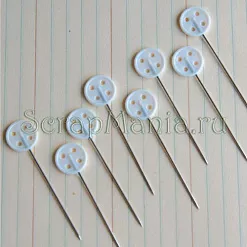 Набор булавок "Винтажные пуговицы" (Maya Road) Набор булавок "Винтажные пуговицы" (Maya Road)