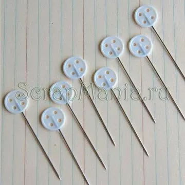 Набор булавок "Винтажные пуговицы" (Maya Road)