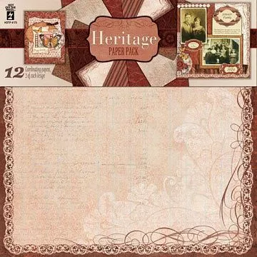 Набор бумаги 30х30 см "Херитаж" (HOTP)