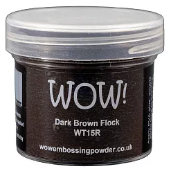 Пудра флоковая "Dark brown. Темно-коричневая" (WOW) Пудра флоковая "Dark brown. Темно-коричневая" (WOW)
