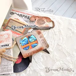 Нож "СССР. Говорит и показывает...", 5х5 см (ScrapMania)