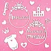 Набор украшений из чипборда "Для принцессы" (CraftStory) Набор украшений из чипборда "Для принцессы" (CraftStory)
