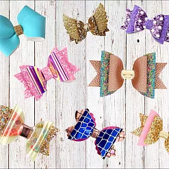 Отрез экокожи А4 "Полоски. Золото" Отрез экокожи А4 "Полоски. Золото"