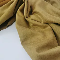 Отрез замши 30х70 см "Двусторонняя. Темно-золотая" (Pty Китай)