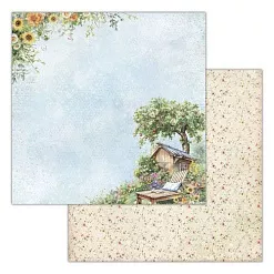 Бумага 30х30 см "Вдали от города 06" (Ромалетта)