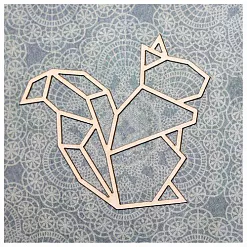 Украшение из чипборда "Белочка" (GoldenHands)