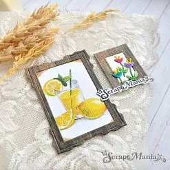 Нож "Рецепты старого буфета. Рамки с цветочками", 5,6х8 см (ScrapMania) Нож "Рецепты старого буфета. Рамки с цветочками", 5,6х8 см (ScrapMania)